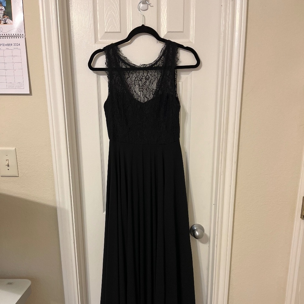 Lulus Black Maxi Dress Size M